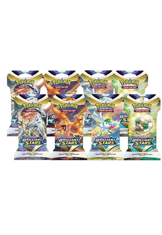 Brilliant Stars Sleeved Booster Pack Bundle [Set of 8]