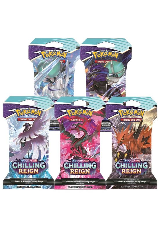 Chilling Reign Sleeved Booster Pack Art Bundle [Set of 5]