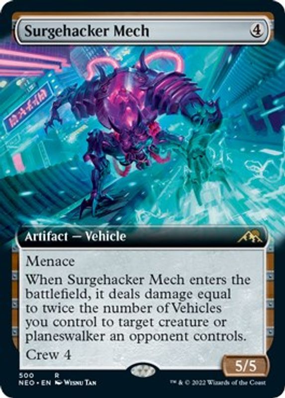 Surgehacker Mech (Extended Art) - 500 - Rare