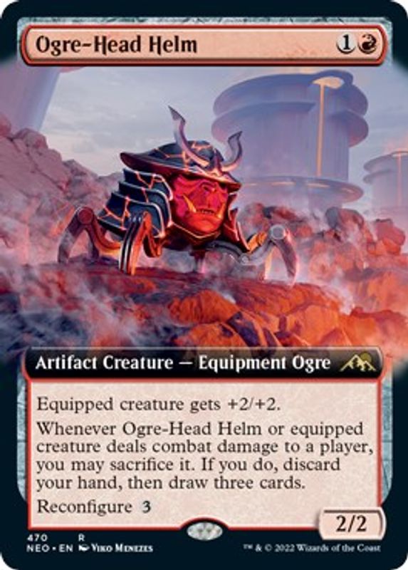 Ogre-Head Helm (Extended Art) - 470 - Rare