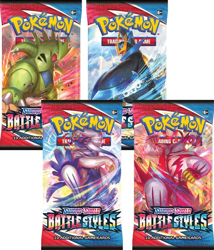 Battle Styles Booster Pack Art Bundle [Set of 4]