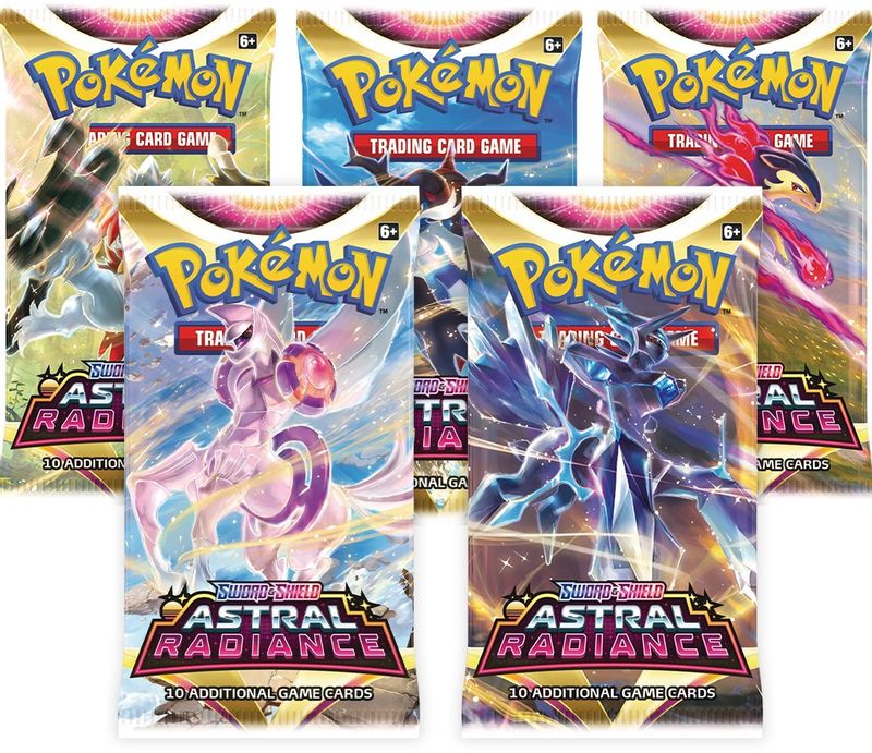 Astral Radiance Booster Pack Art Bundle [Set of 5]