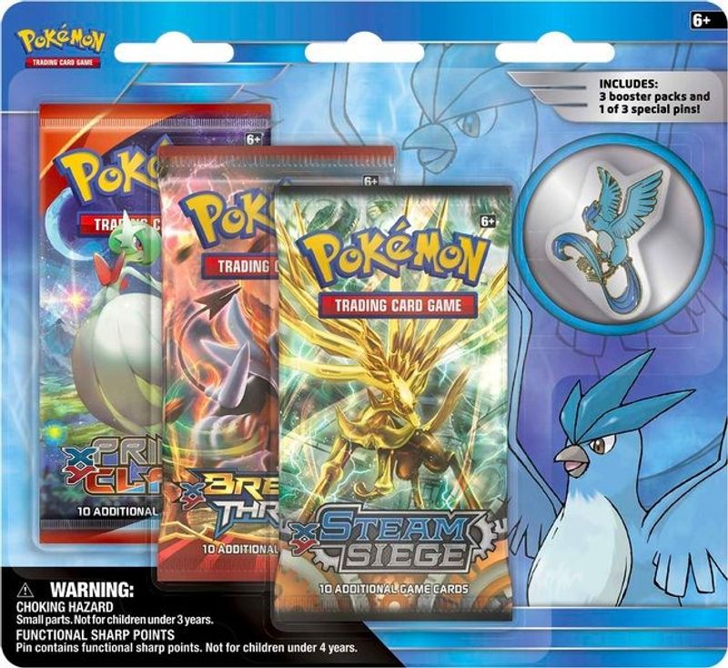 Legendary Birds Pin 3 Pack Blister [Articuno Pin]