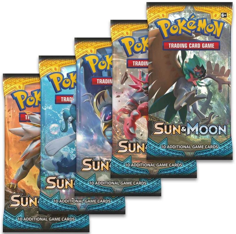 Sun & Moon Booster Pack Art Bundle [Set of 5]