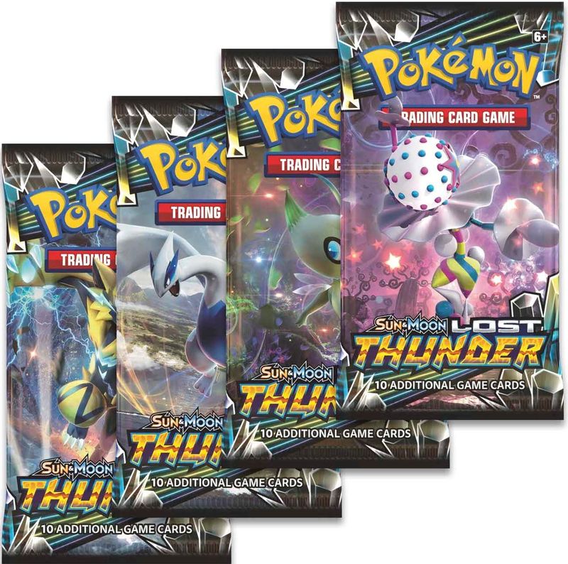 Lost Thunder Booster Pack Art Bundle [Set of 4]