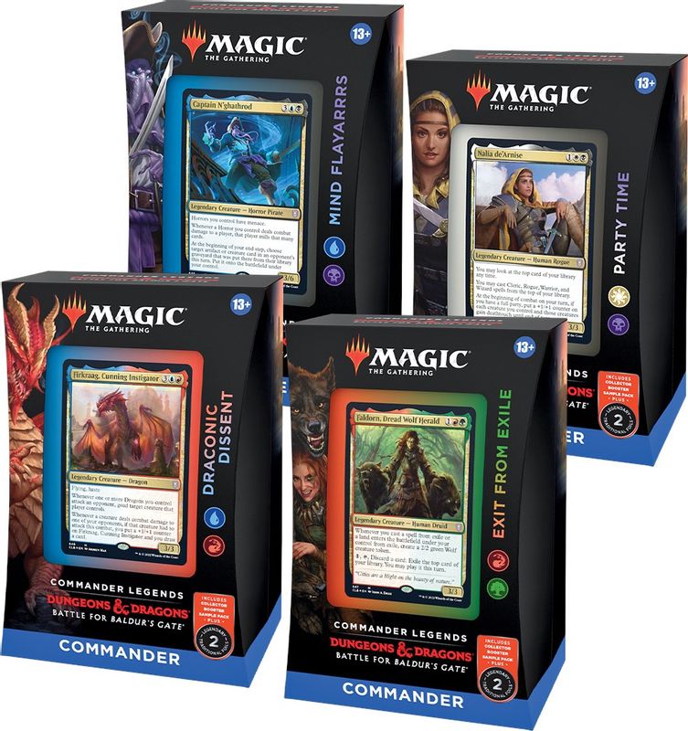 Commander Legends: Battle for Baldur's Gate - Commander Deck Display