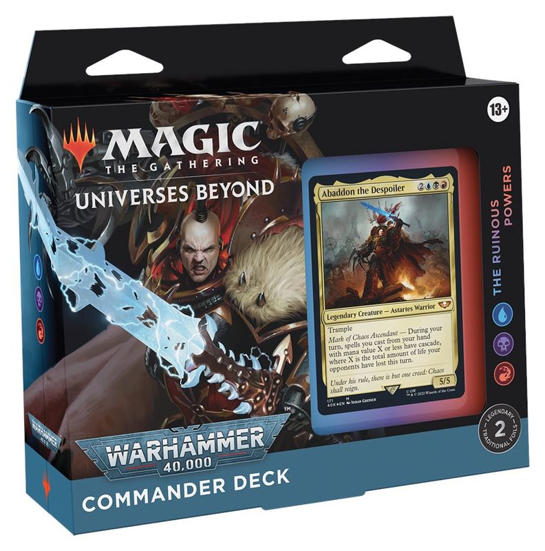 Universes Beyond: Warhammer 40,000 - The Ruinous Powers Commander Deck