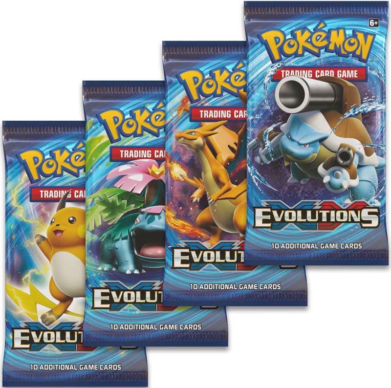 Evolutions Booster Pack Art Bundle [Set of 4]