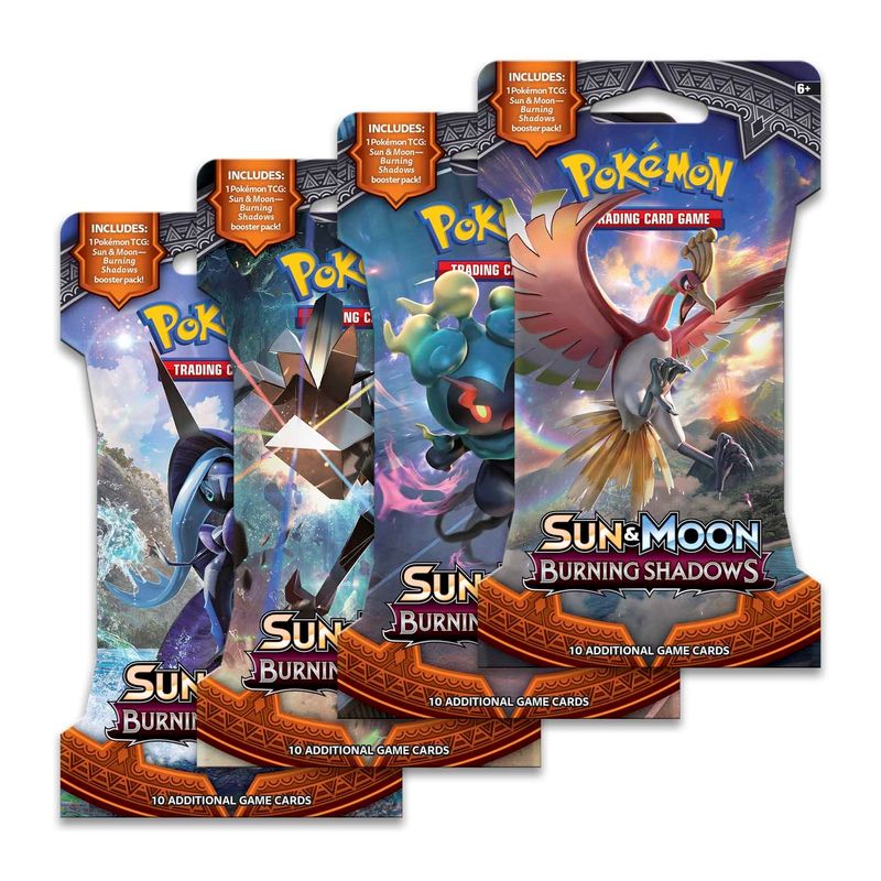 Burning Shadows Sleeved Booster Pack Art Bundle [Set of 4]