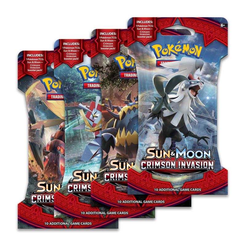 Crimson Invasion Sleeved Booster Pack Art Bundle [Set of 4]