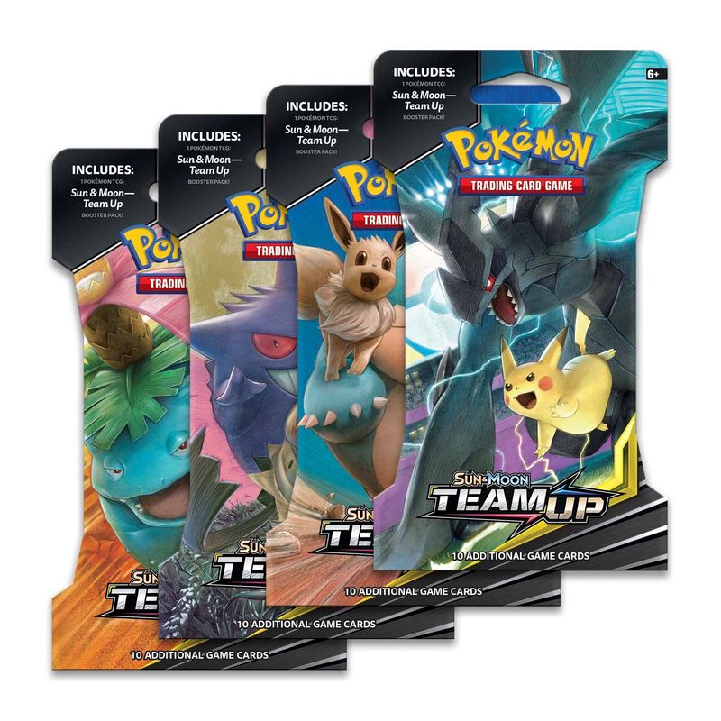 Team Up Sleeved Booster Pack Art Bundle [Set of 4]