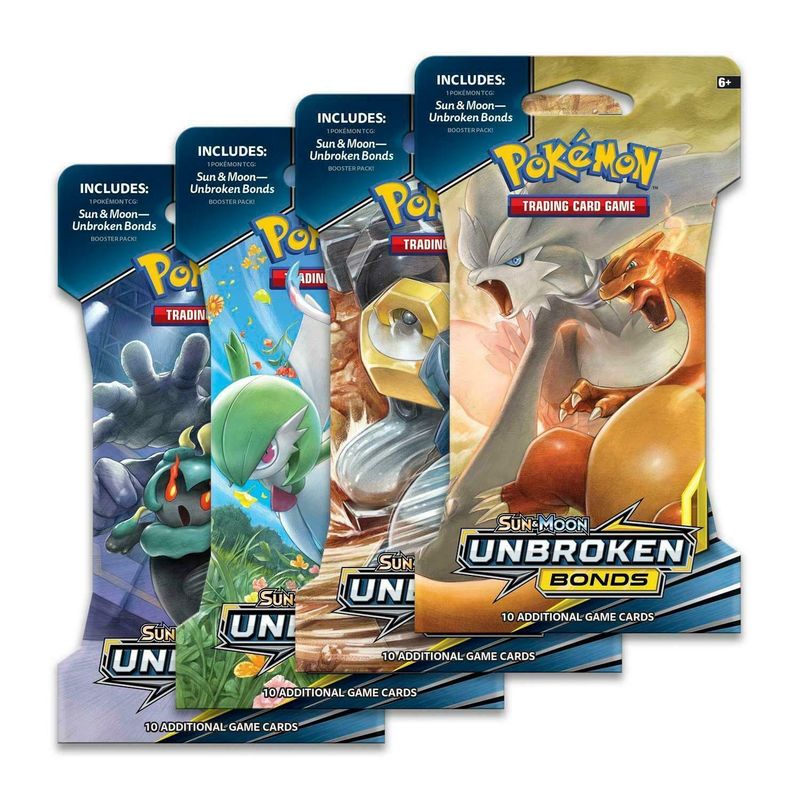 Unbroken Bonds Sleeved Booster Pack Art Bundle [Set of 4]