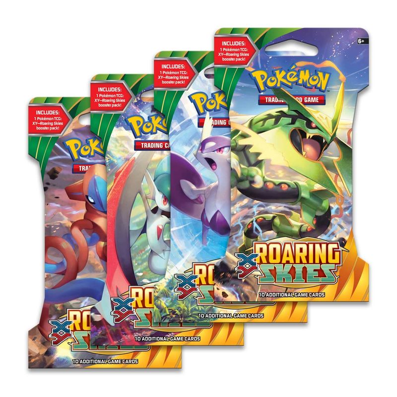 Roaring Skies Sleeved Booster Pack Art Bundle [Set of 4]