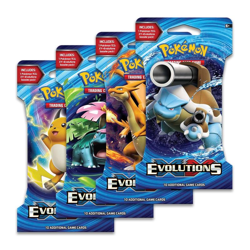 Evolutions Sleeved Booster Pack Art Bundle [Set of 4]