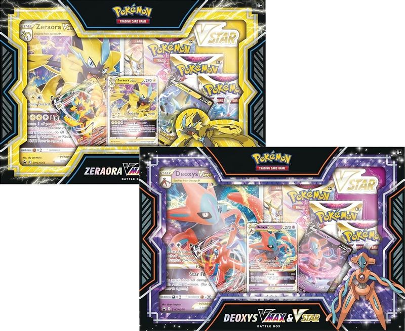 Deoxys/Zeraora VMAX & VSTAR Battle Box [Set of 2]