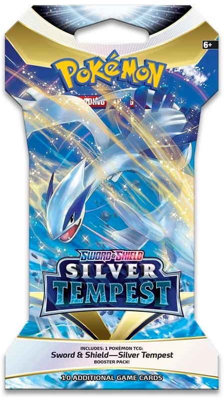 Silver Tempest Sleeved Booster Pack