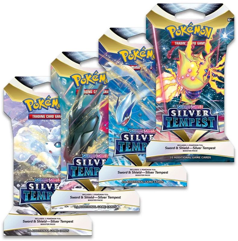 Silver Tempest Sleeved Booster Pack Art Bundle [Set of 4]