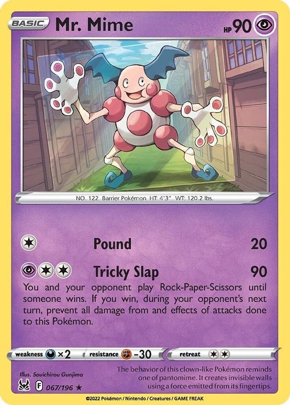 Mr. Mime - 067/196 - Rare