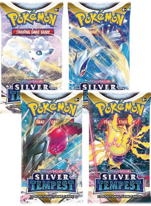 Silver Tempest Booster Pack Art Bundle [Set of 4]