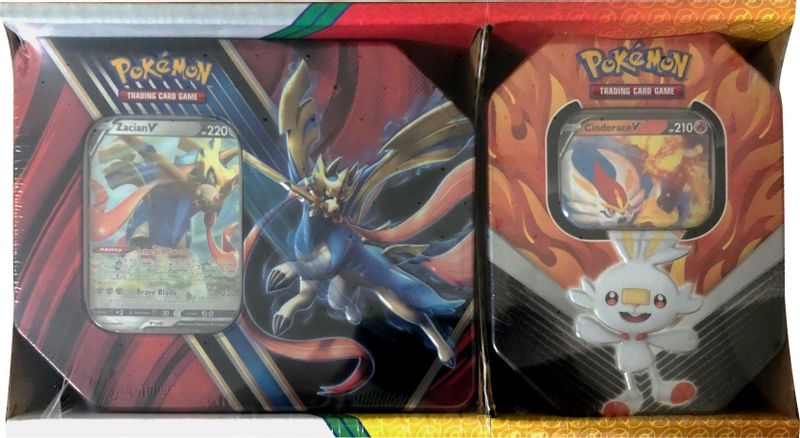 Legends of Galar Tin + Galar Partners Tin 2-pack [Zacian V/Cinderace V] (Retail Exclusive)