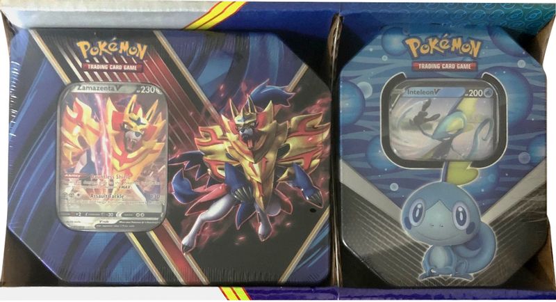 Legends of Galar Tin + Galar Partners Tin 2-pack [Zamazenta V/Inteleon V] (Retail Exclusive)