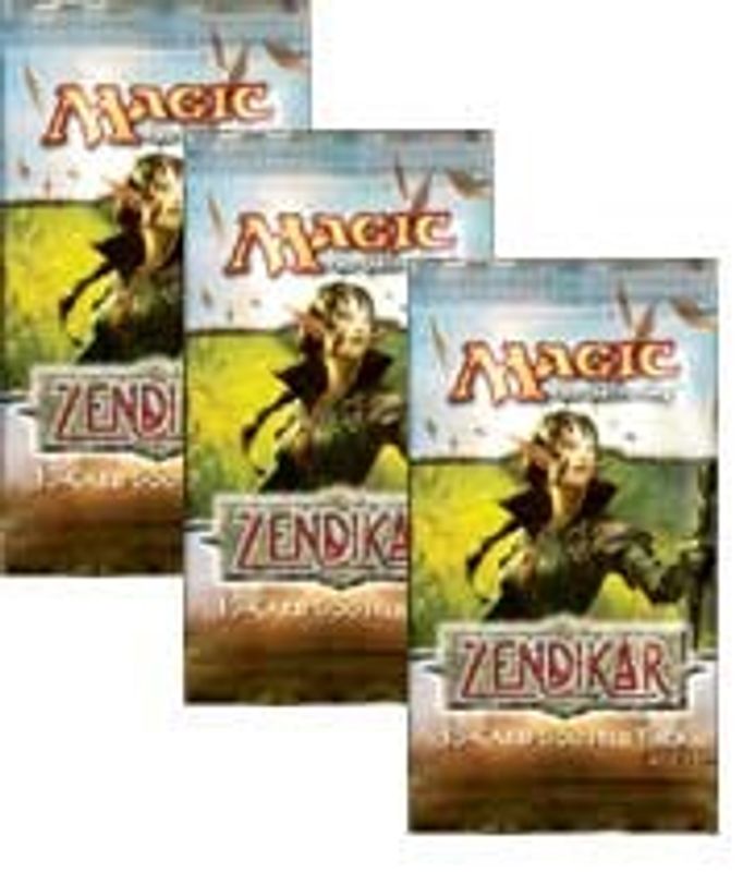 Zendikar - 3x Booster Packs (draft set)