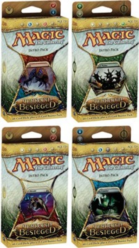 Mirrodin Besieged - All 4 Intro Packs