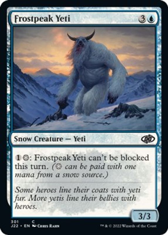 Frostpeak Yeti - 301 - Common