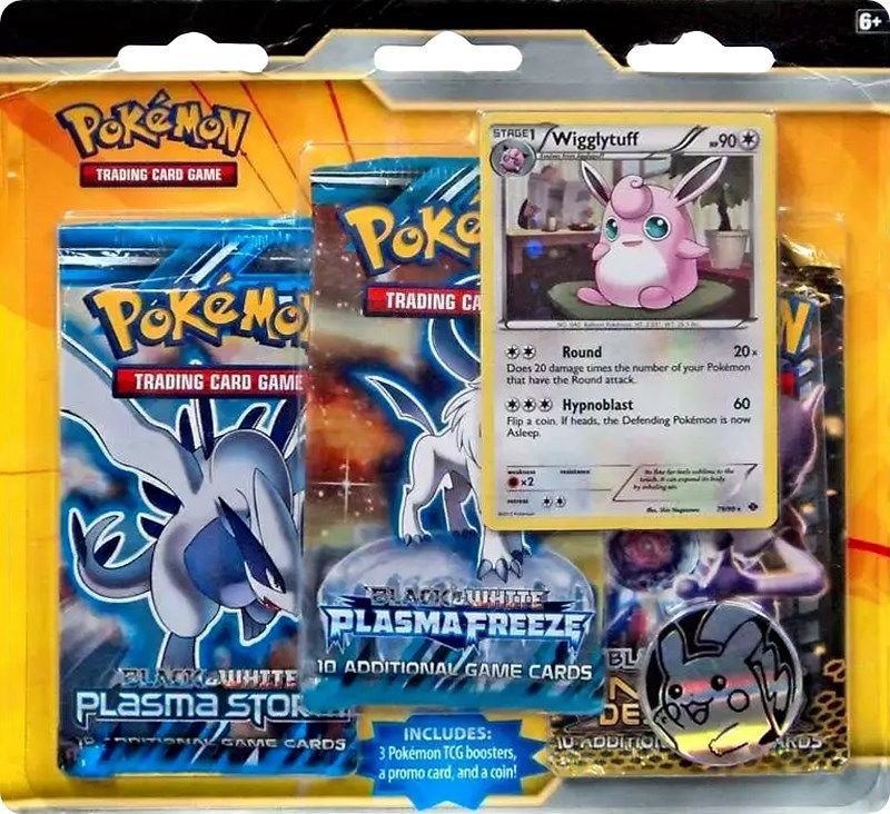 Black & White 3 Pack Booster Blister Special Edition [Wigglytuff]