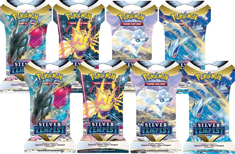 Silver Tempest Sleeved Booster Pack Bundle [Set of 8]