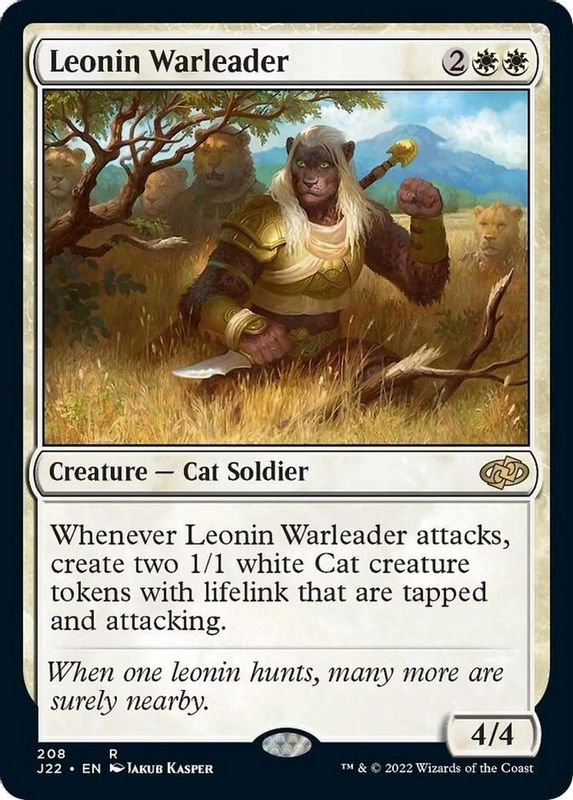 Leonin Warleader - 208 - Rare