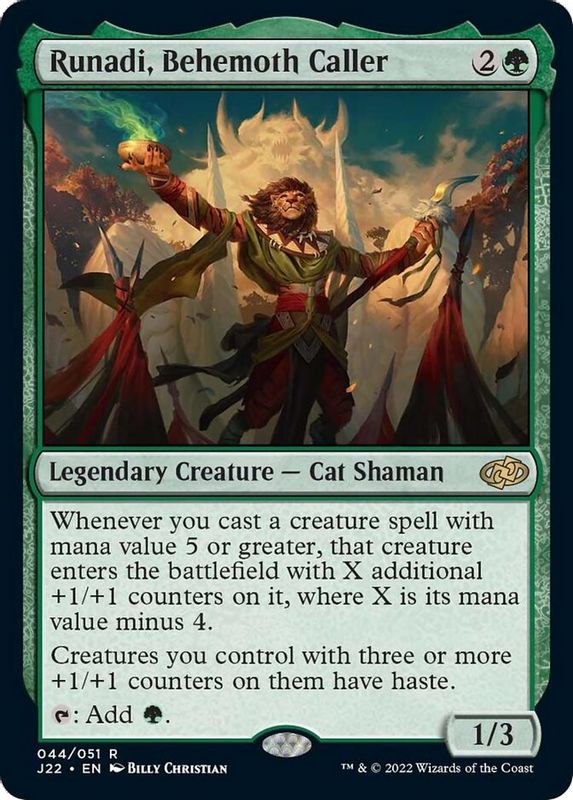 Runadi, Behemoth Caller - 44 - Rare