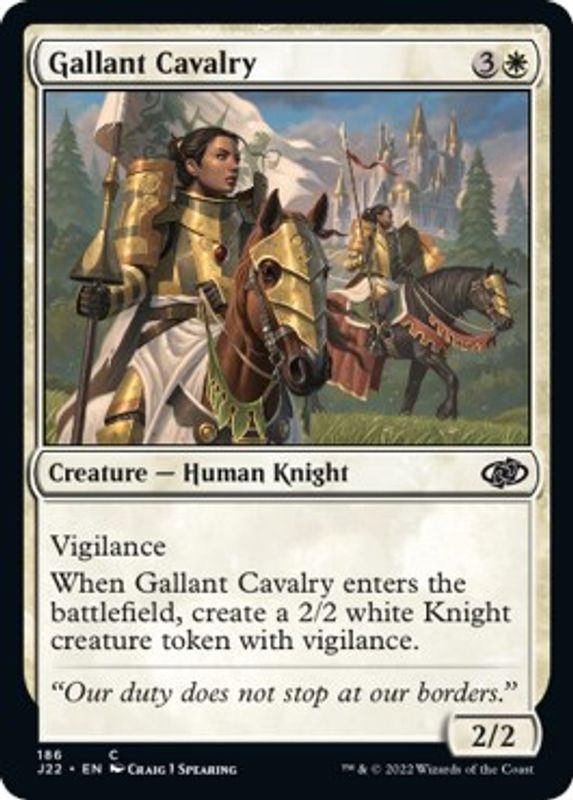 Gallant Cavalry - 186 - Common