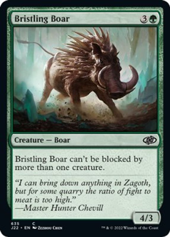 Bristling Boar - 635 - Common