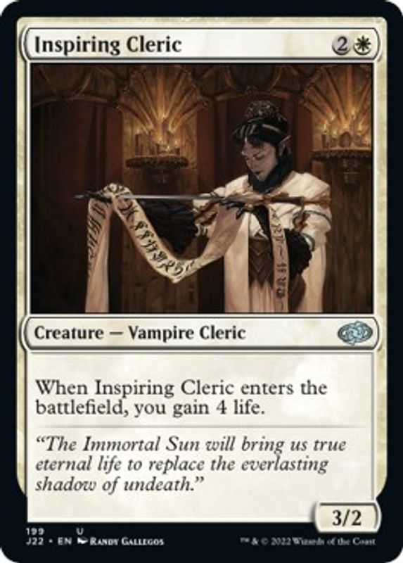 Inspiring Cleric - 199 - Uncommon