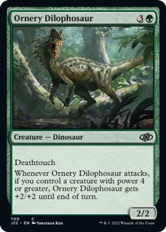 Ornery Dilophosaur - 700 - Common