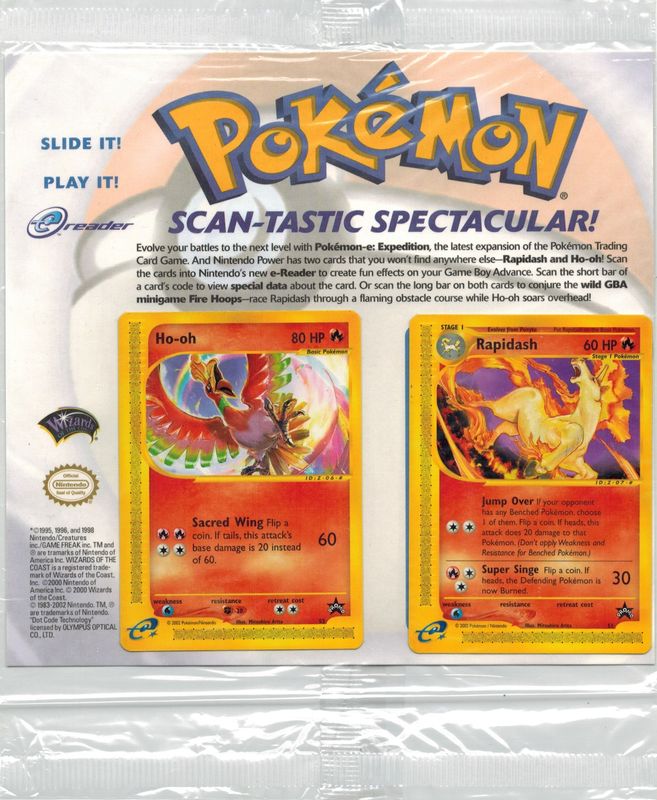 Scan-Tastic Spectacular Promo Pack [Ho-oh & Rapidash]