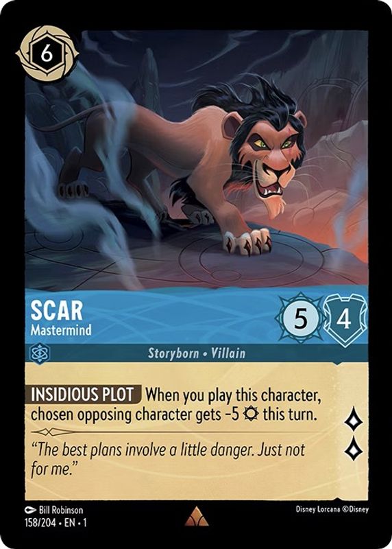 Scar - Mastermind - 158/204 - Rare