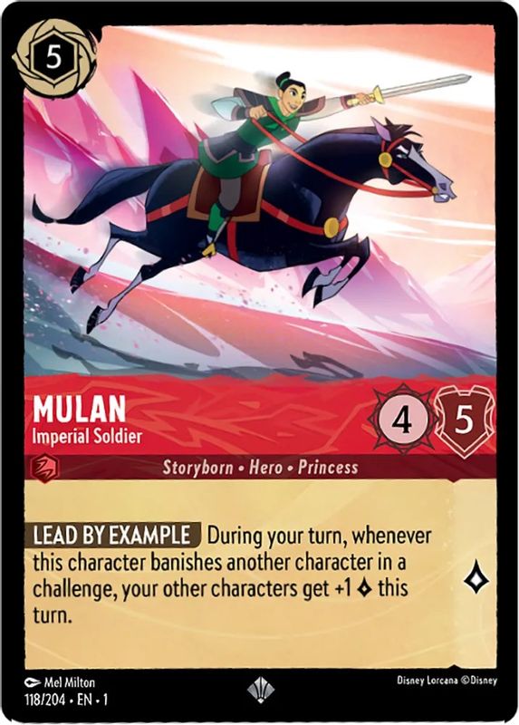 Mulan - 118/204 - Super Rare