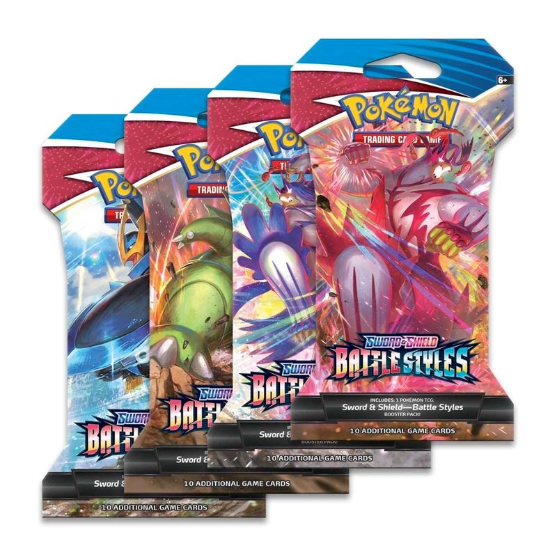 Battle Styles Sleeved Booster Pack Art Bundle [Set of 4]