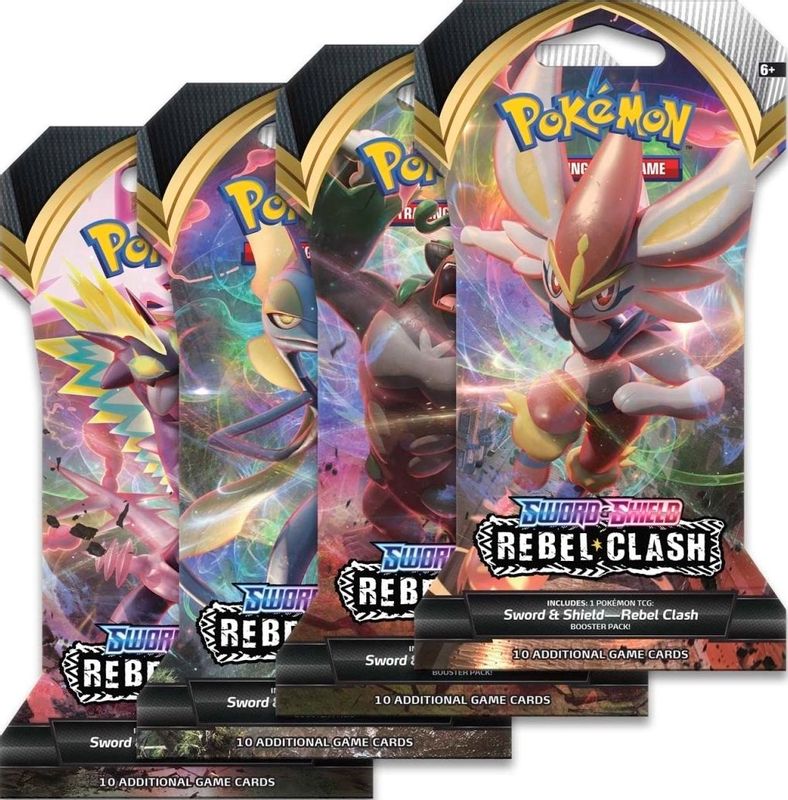 Rebel Clash Sleeved Booster Pack Art Bundle [Set of 4]