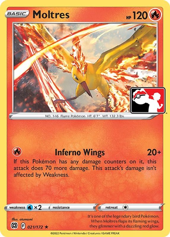 Moltres - 021/172 - Holo Rare