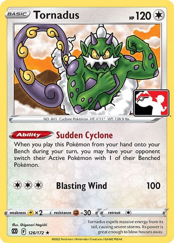 Tornadus - 126/172 - Rare