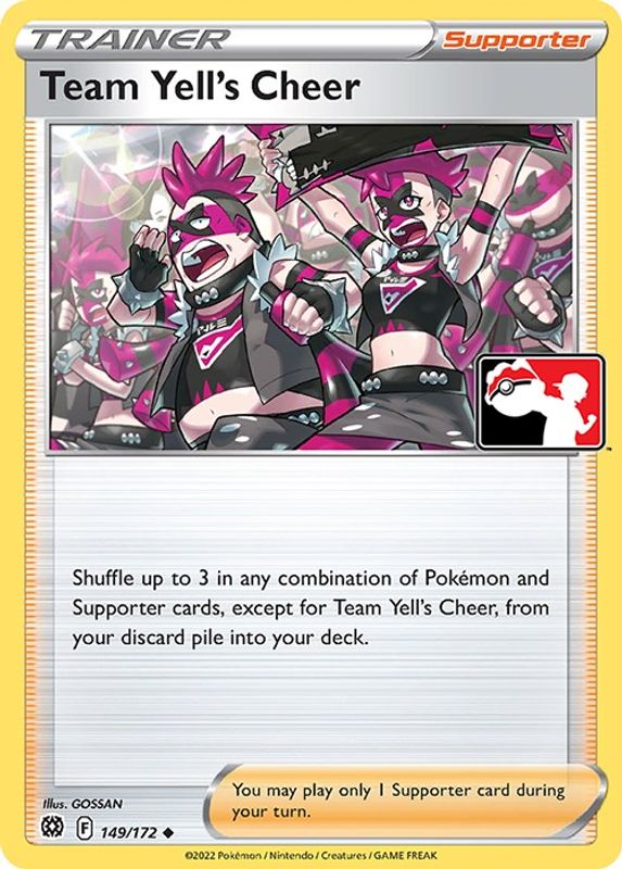 Team Yell's Cheer - 149/172 - Uncommon