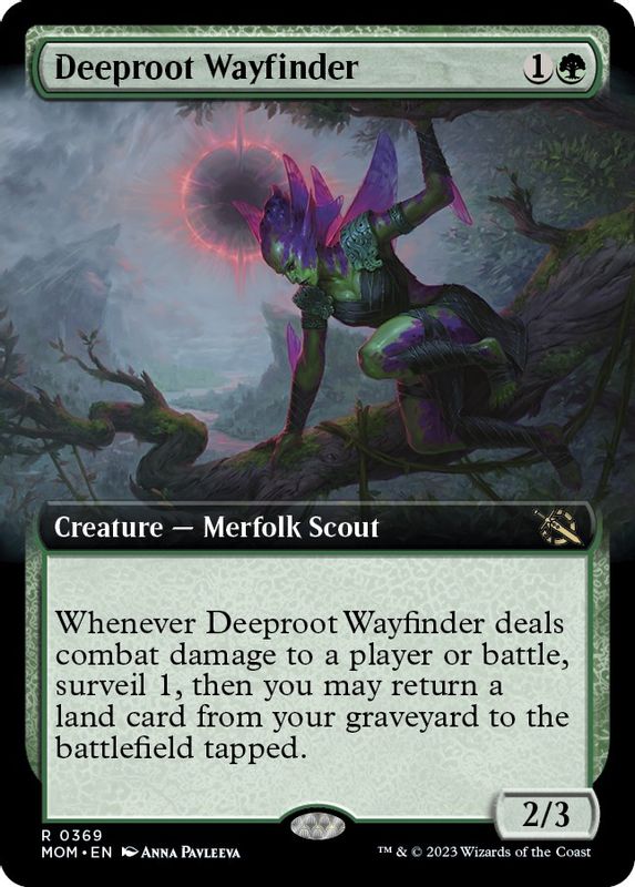 Deeproot Wayfinder (Extended Art) - 369 - Rare