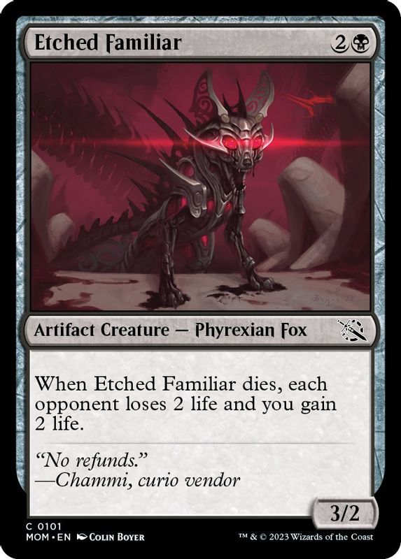 Etched Familiar - 101 - Common