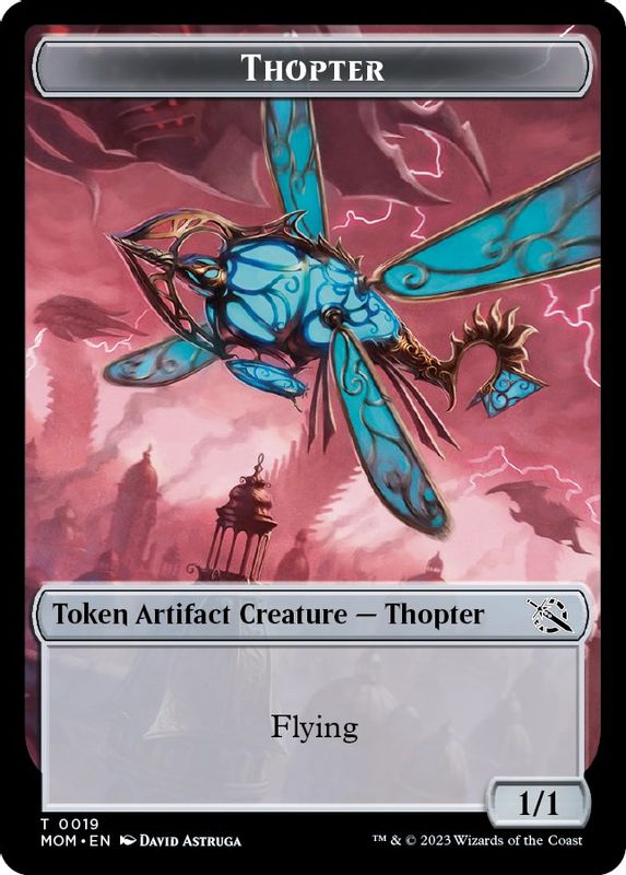 Thopter // Beast Double-sided Token - 19 // 28 - Token