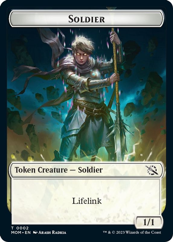 Soldier // Knight Double-Sided Token - 2 // 10 - Token