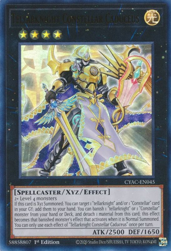 Tellarknight Constellar Caduceus - CYAC-EN045 - Ultra Rare