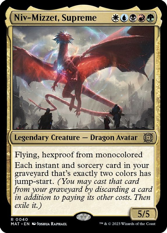 Niv-Mizzet, Supreme - 40 - Rare